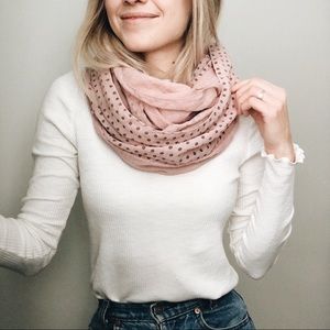 Pink Infinity Scarf Cowl
